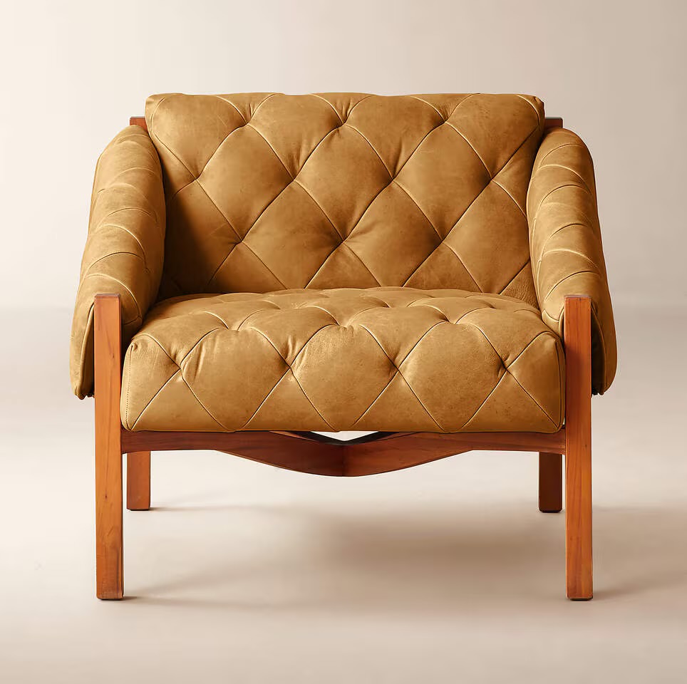 Bouclé Barrel Lounge Chair