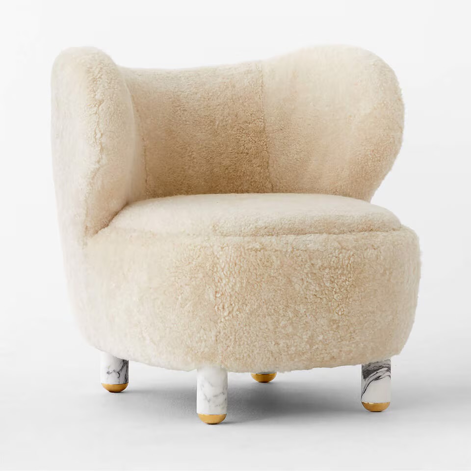 Club Chair with Ottoman