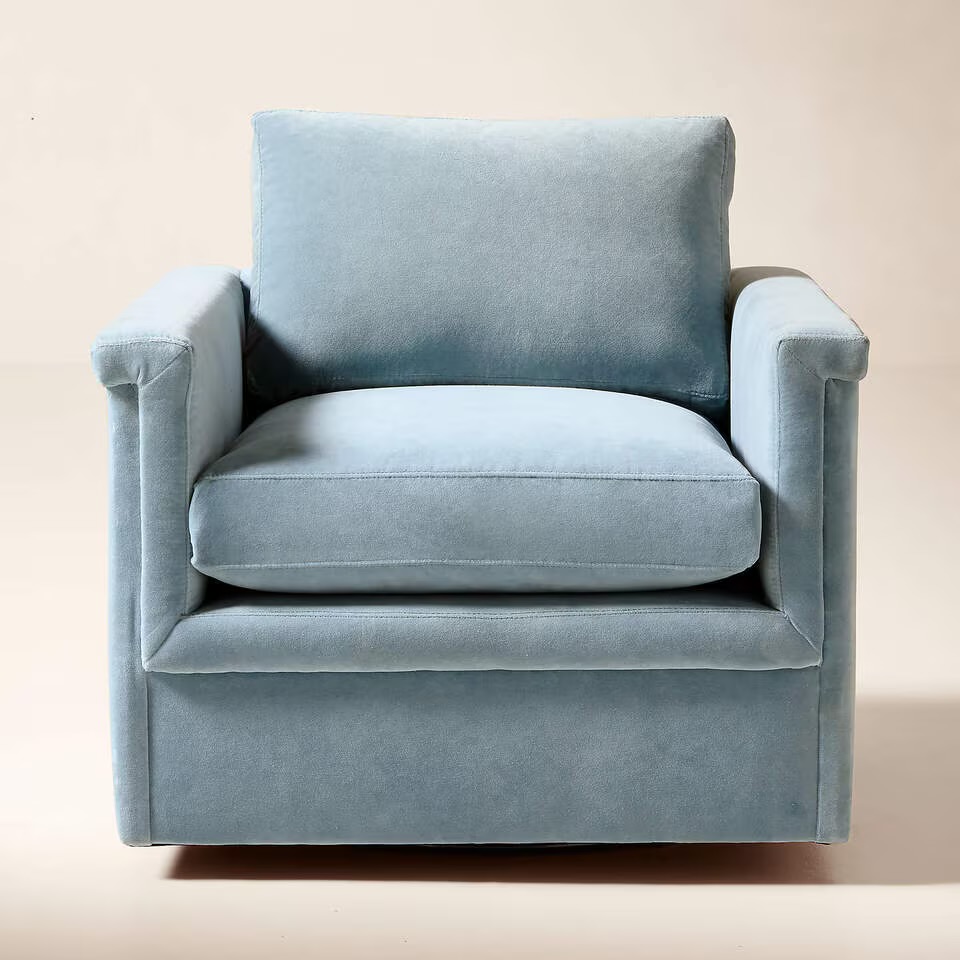 Boucle Swivel Chair