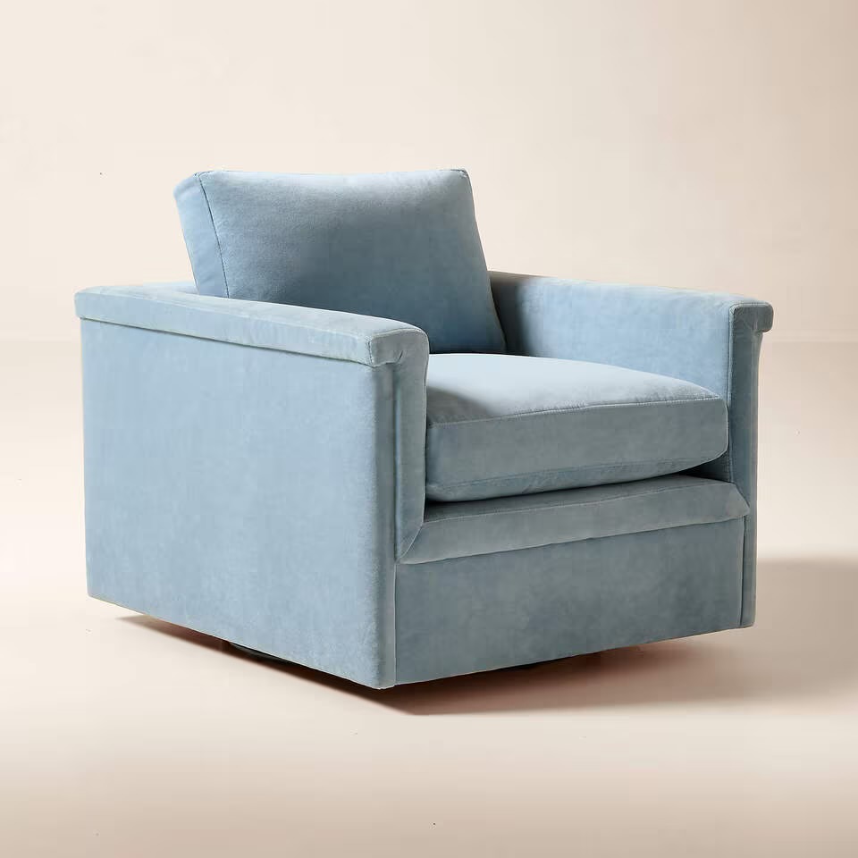 Boucle Swivel Chair 3