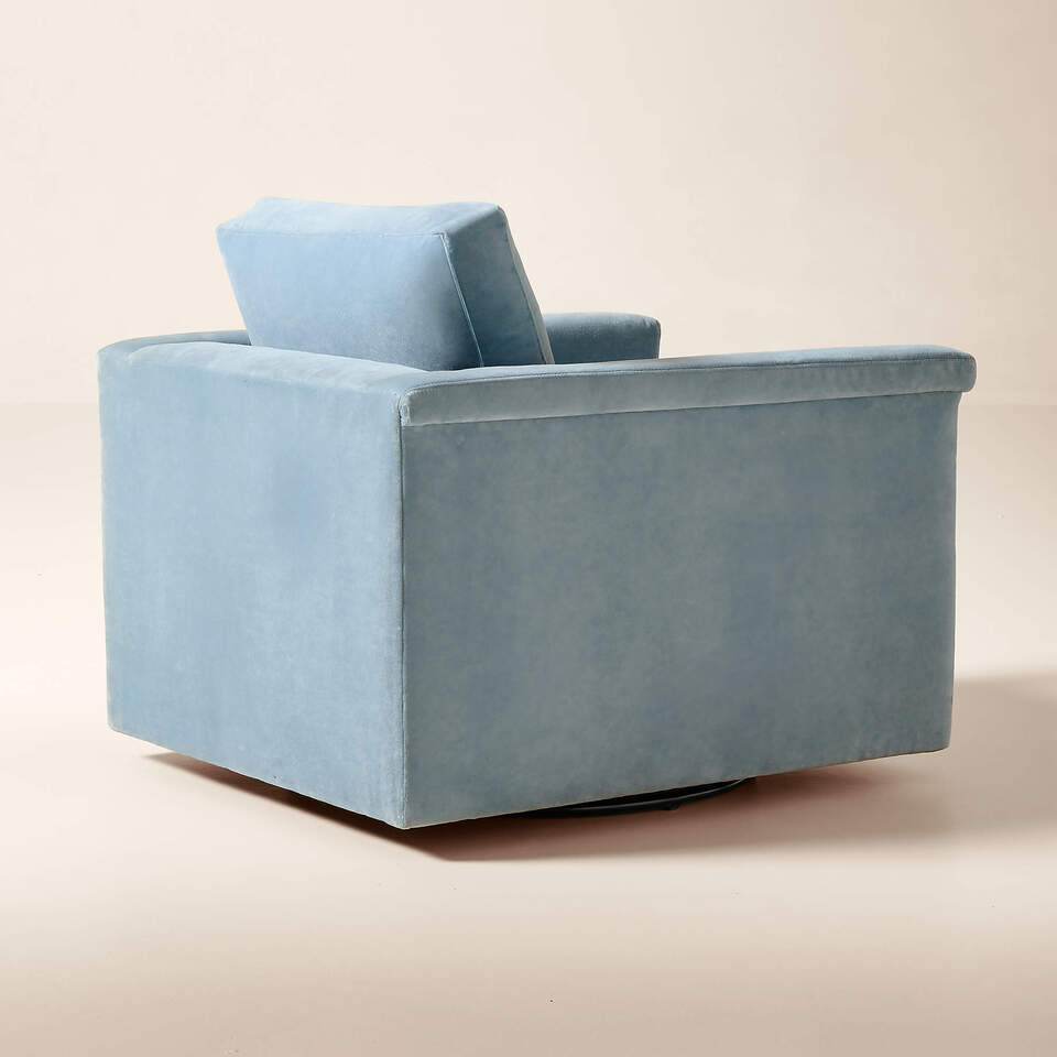 Boucle Swivel Chair 4