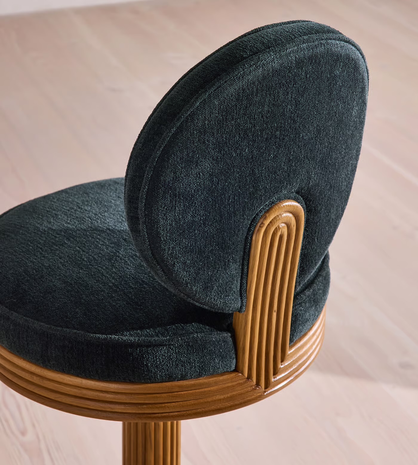 Velvet Back Bar Stool 4