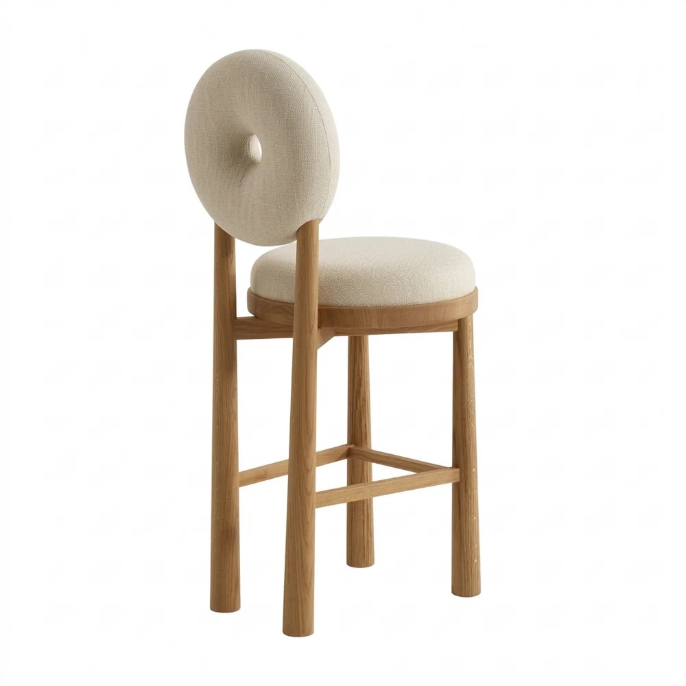 Backless Counter Stool Set of 4 3