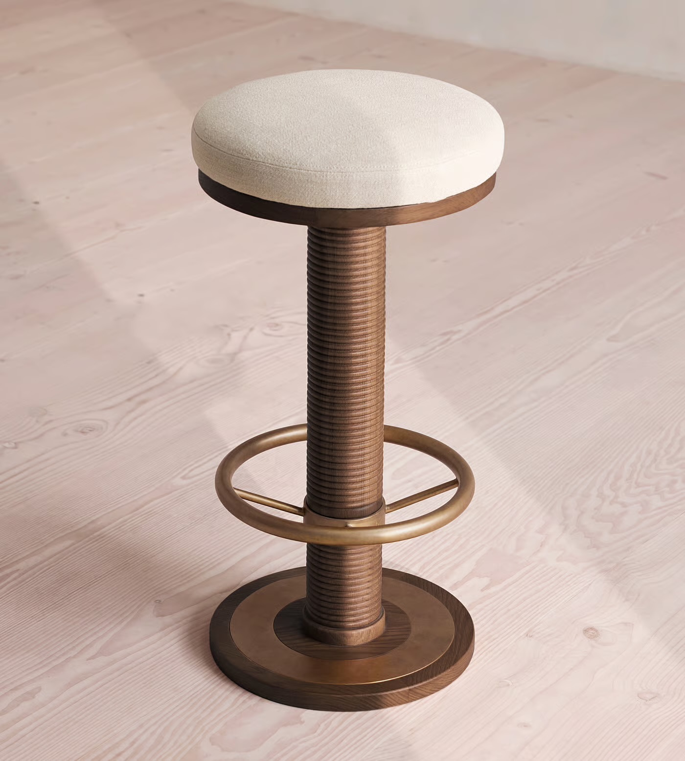 Rattan Natural Bar Chair