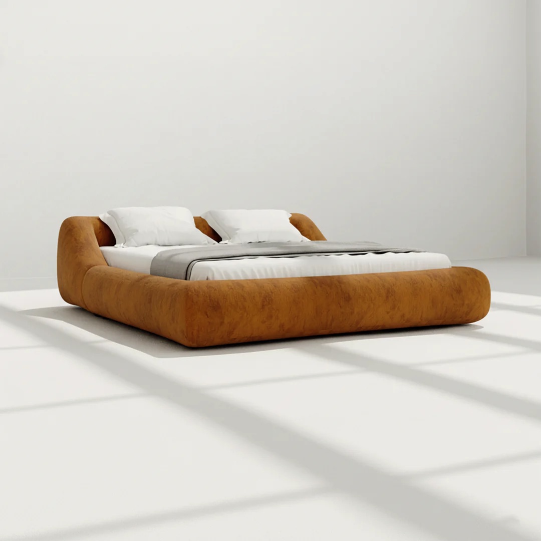 Romance Platform Velvet Bed 3
