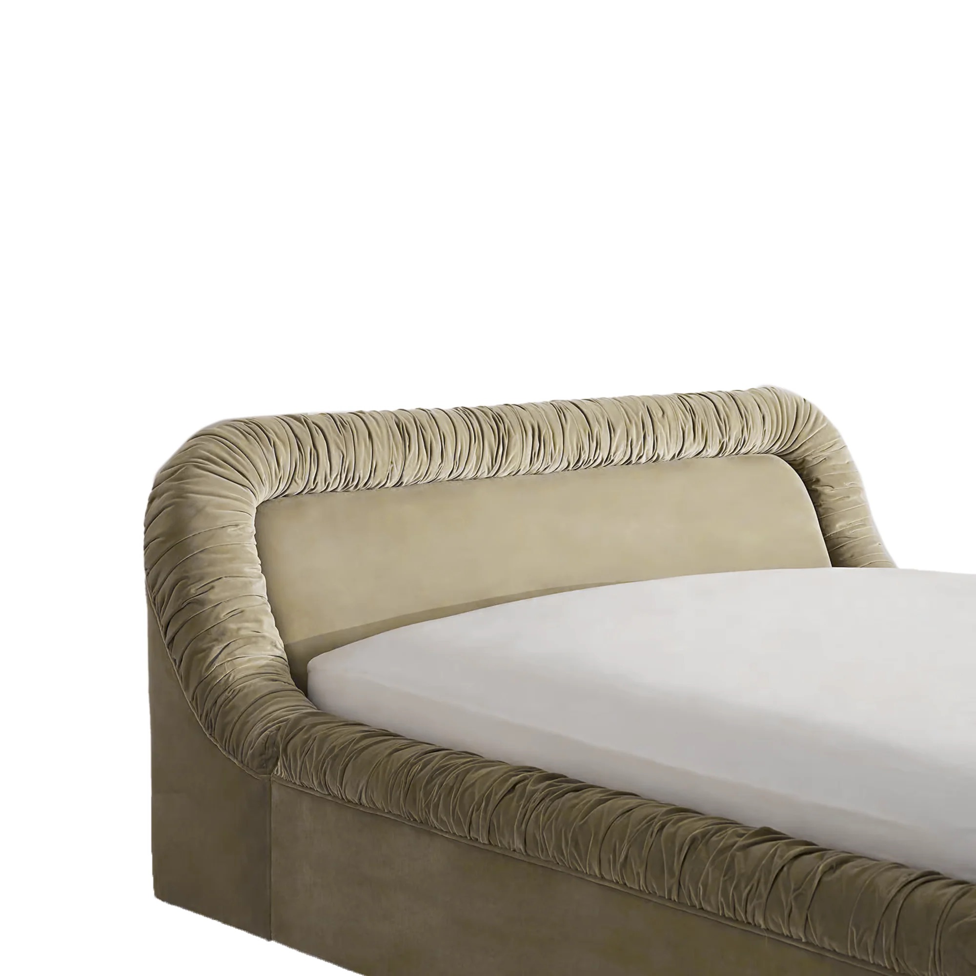 Serene Upholstered Panel Bed 4