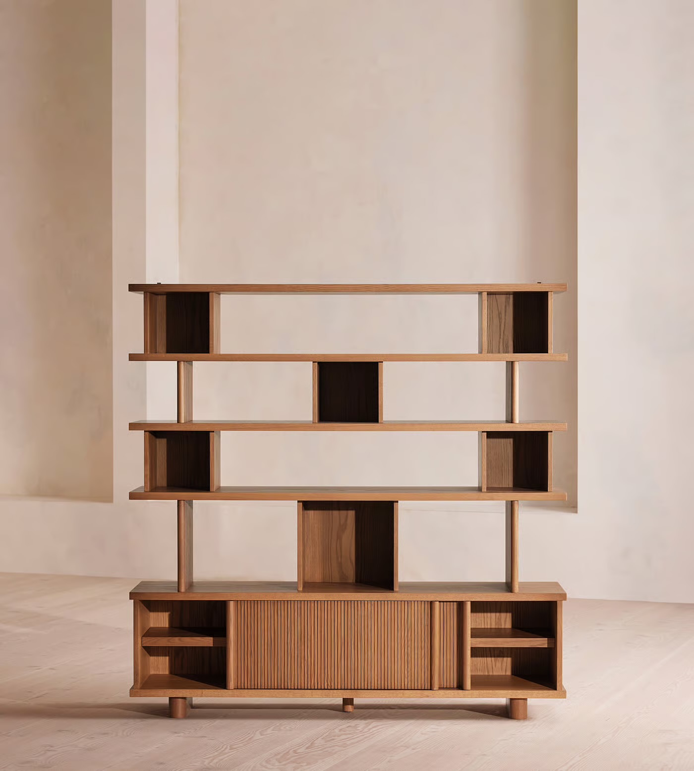 Tall 5-Shelf Bookcase