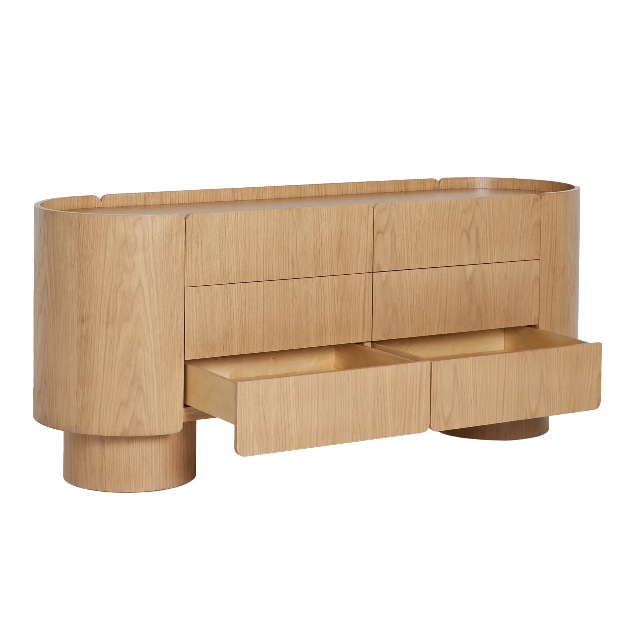 White Gloss Buffet Cabinet 3