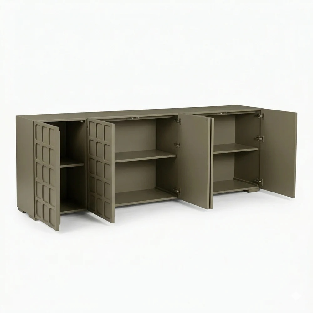 Industrial Sideboard with Metal Legs 3