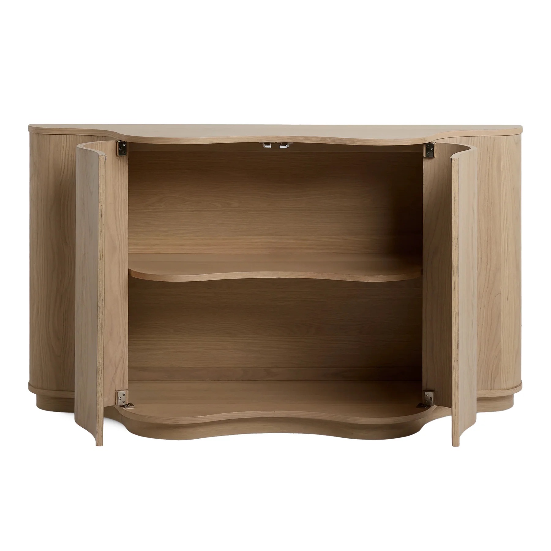 Highboard with Glass Doors 4