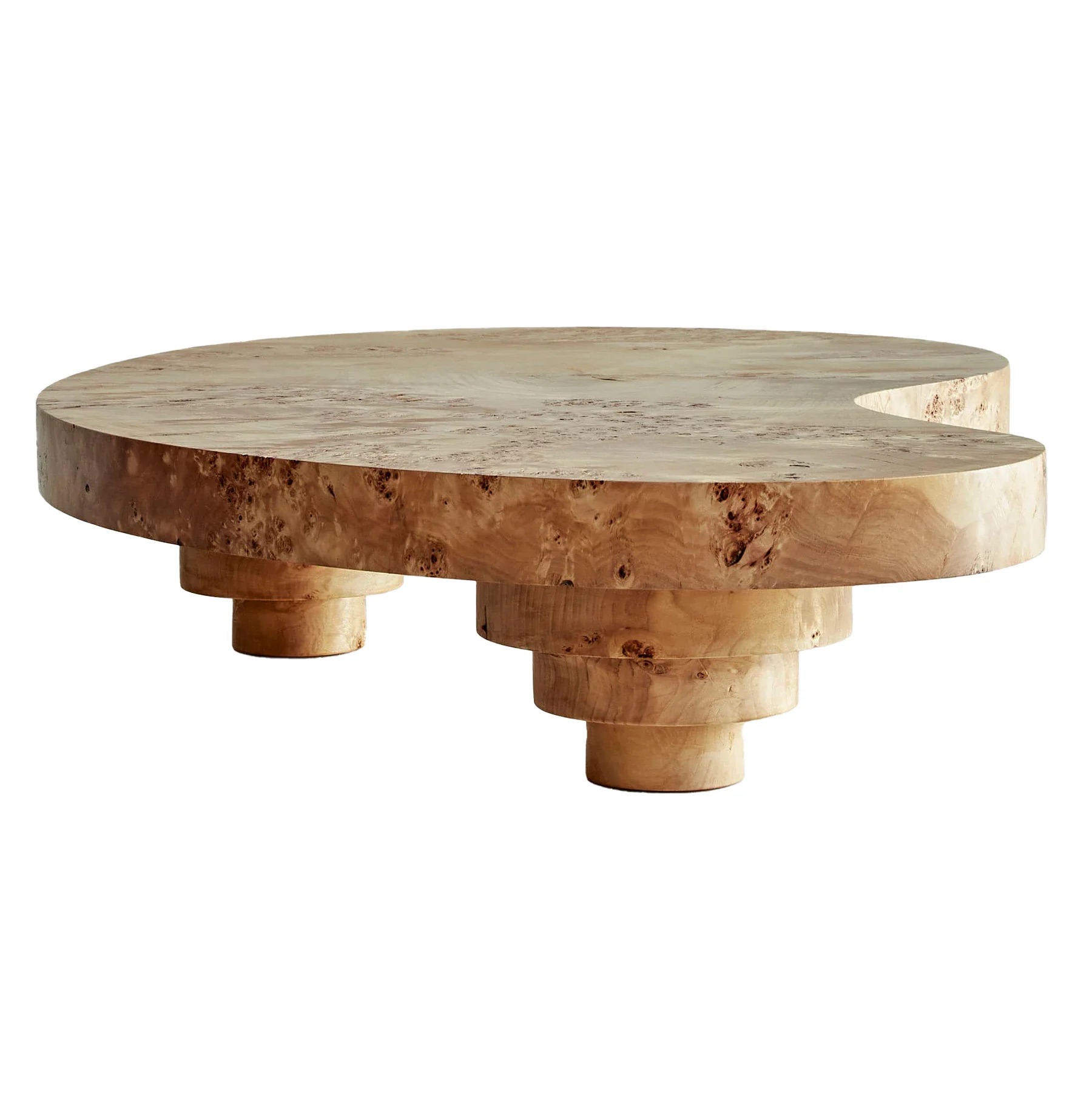 Travertine & Gold Coffee Table 3