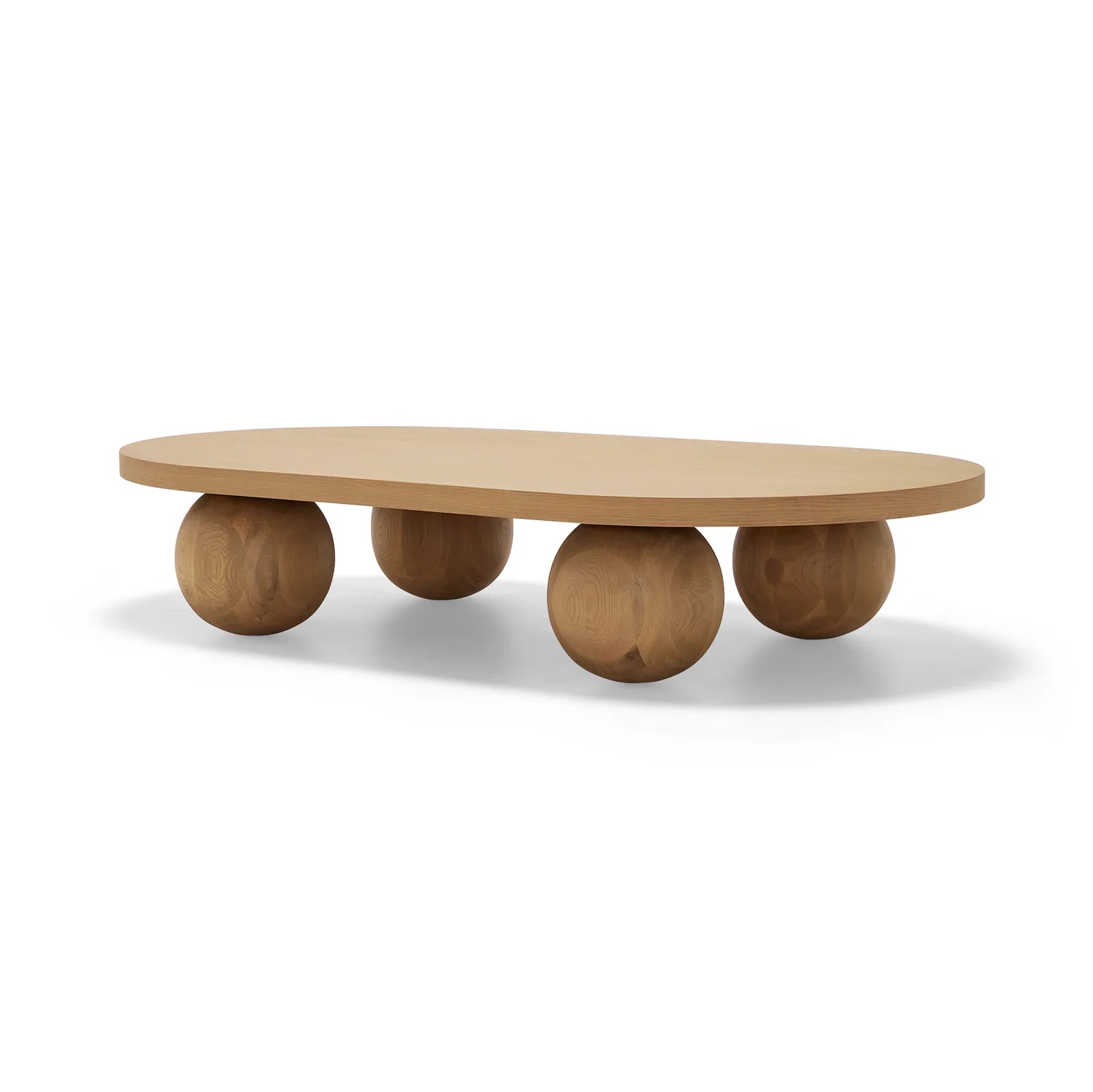 Solano Oval Ash Coffee Table 3