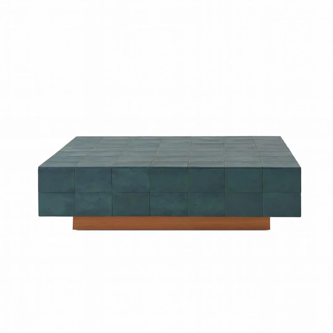 Round Travertine Coffee Table