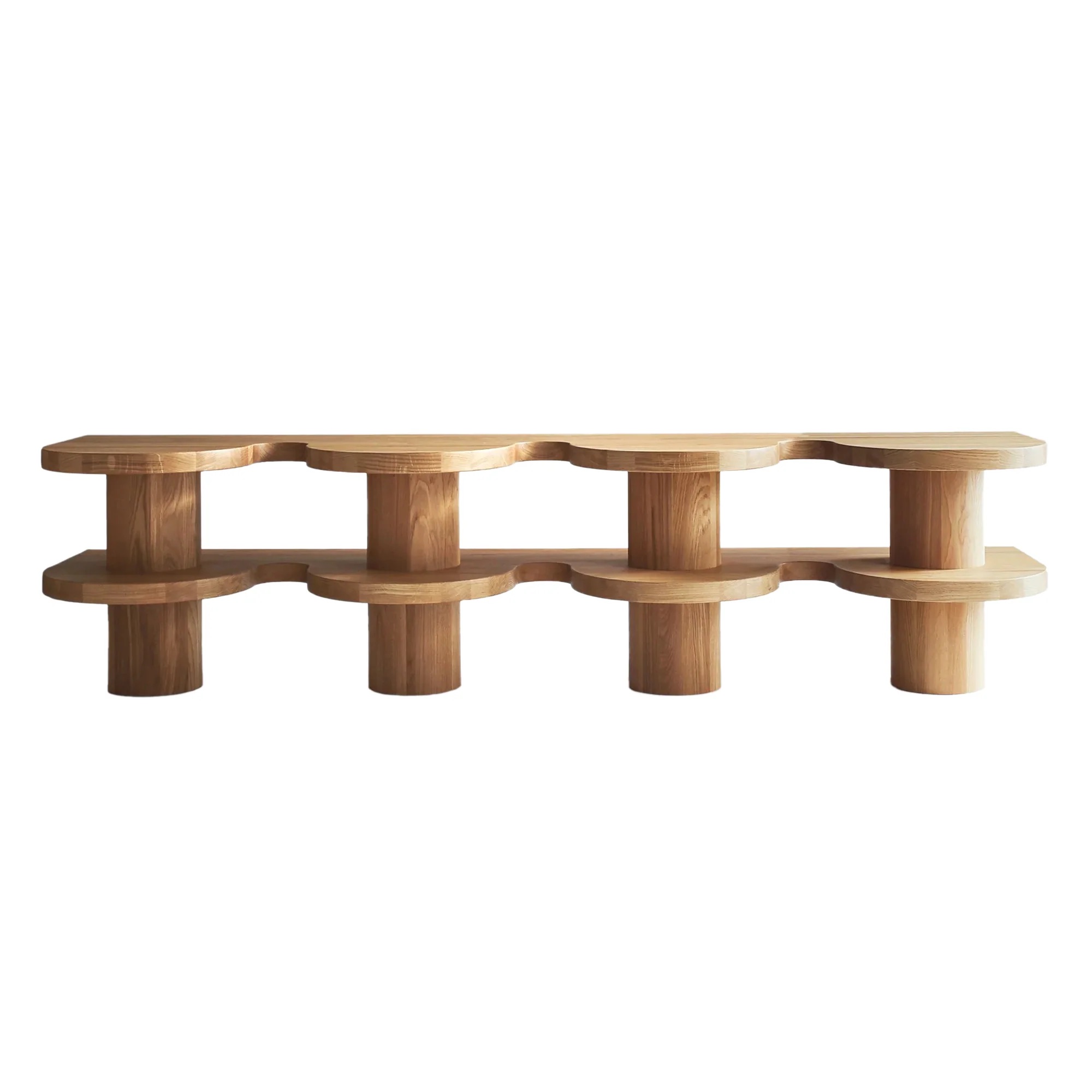 Industrial Iron & Wood Console