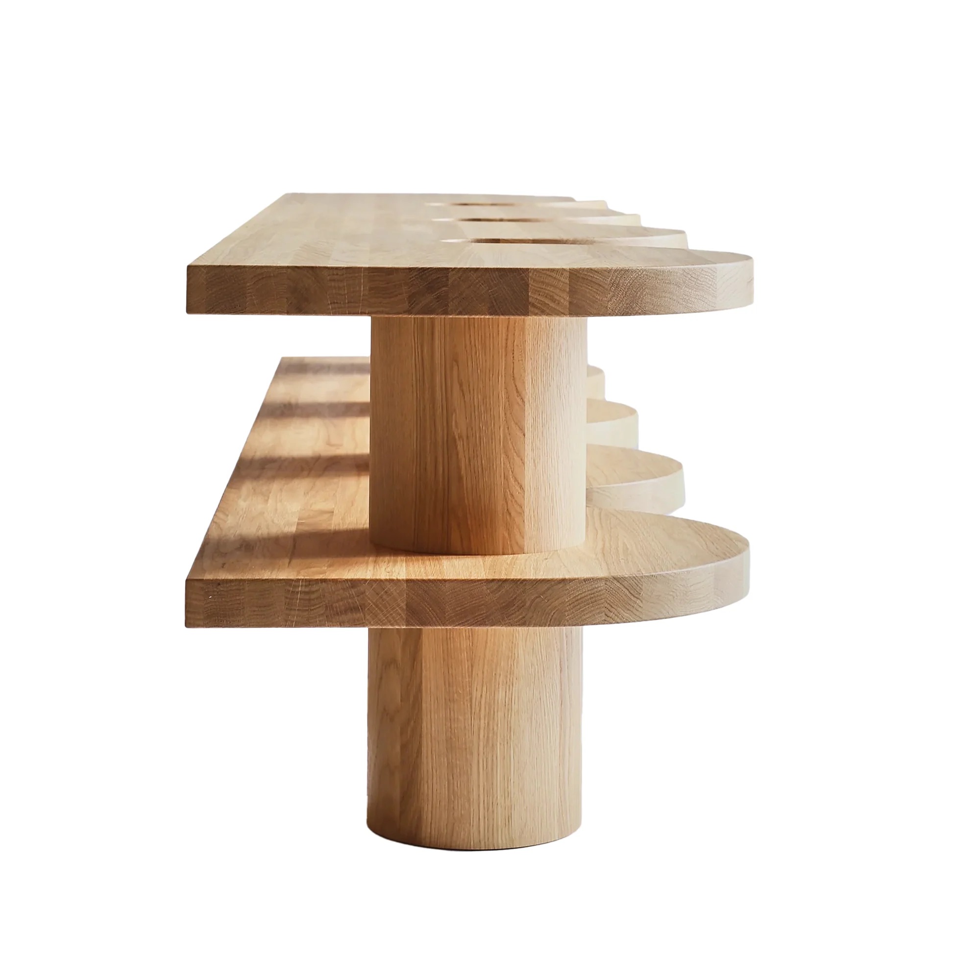 Industrial Iron & Wood Console 4