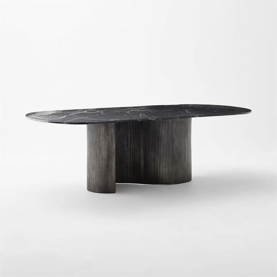 Nexus Glass & Steel Dining Table 3