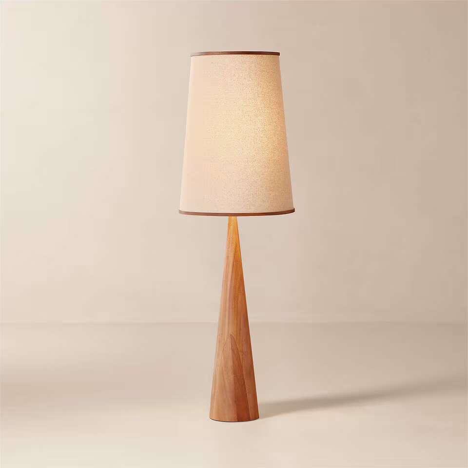 Tripod Wooden Floor Lamp