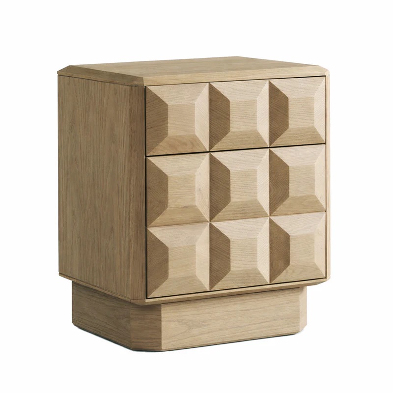Marble-Top Bedside Table 3