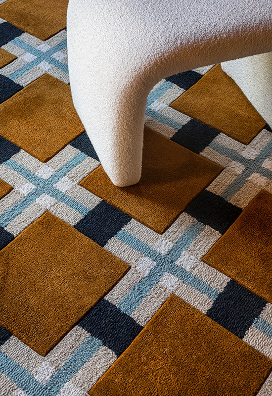 Kilim Patchwork Wool Rug 4