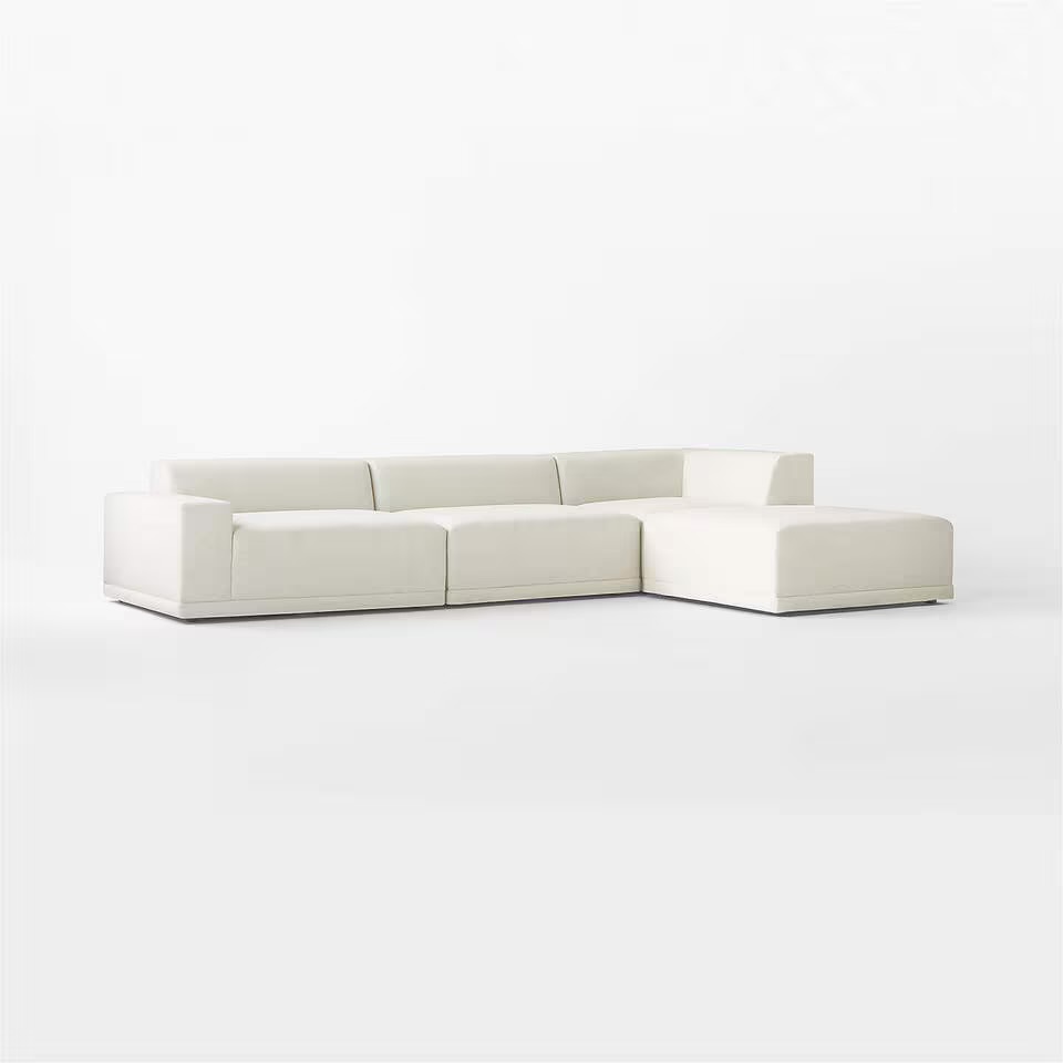Metro L-Shaped Fabric Sofa
