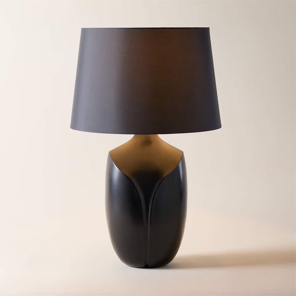 Rattan Table Lamp Pair